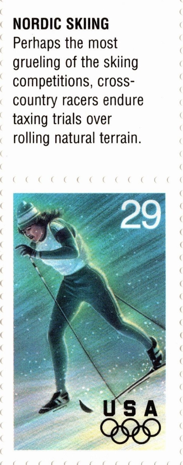 USA 1993 OLYMPIC WINTER SPORTS 20 STAMPS 29 CENT SCOTT 2807-2811 MNH
