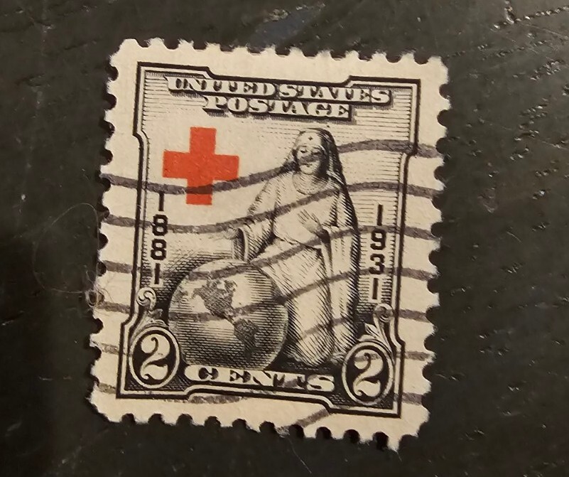 USA – 1931 The 50th Anniversary of the American Red Cross Society – 2 Cents