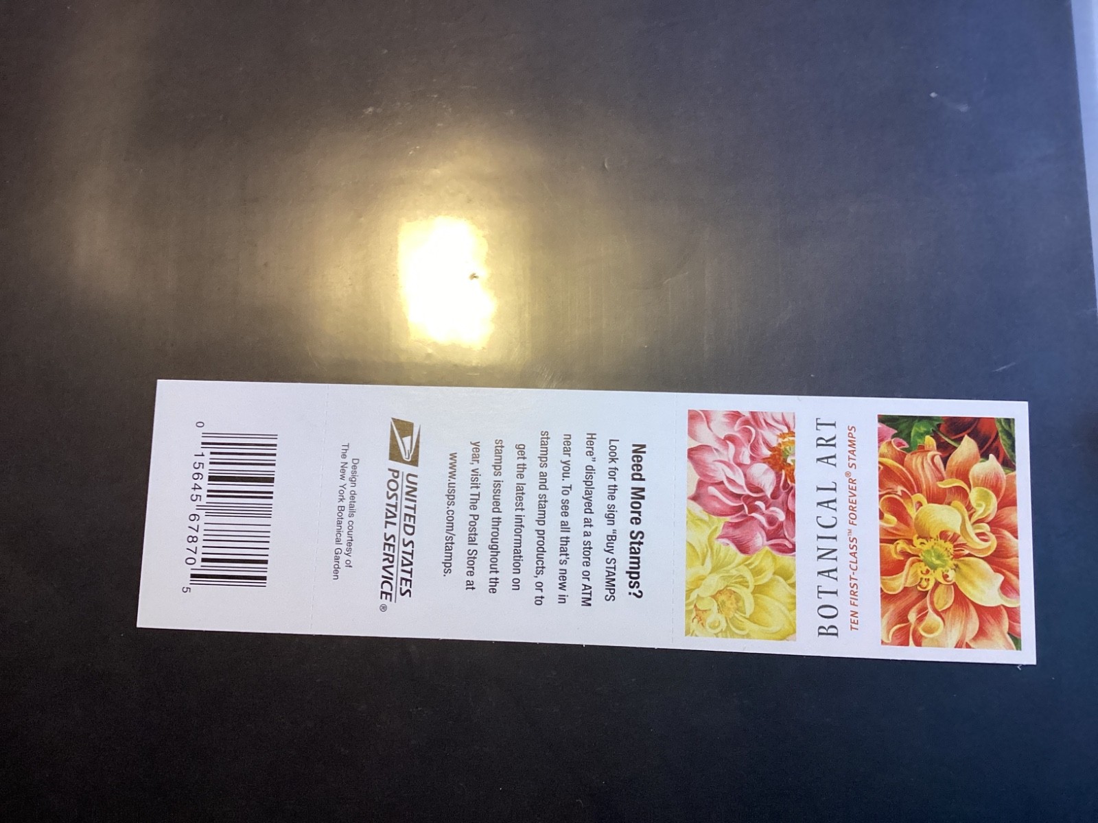 BOTANICAL ART 20 count USA Forever stamps-NEVER USED