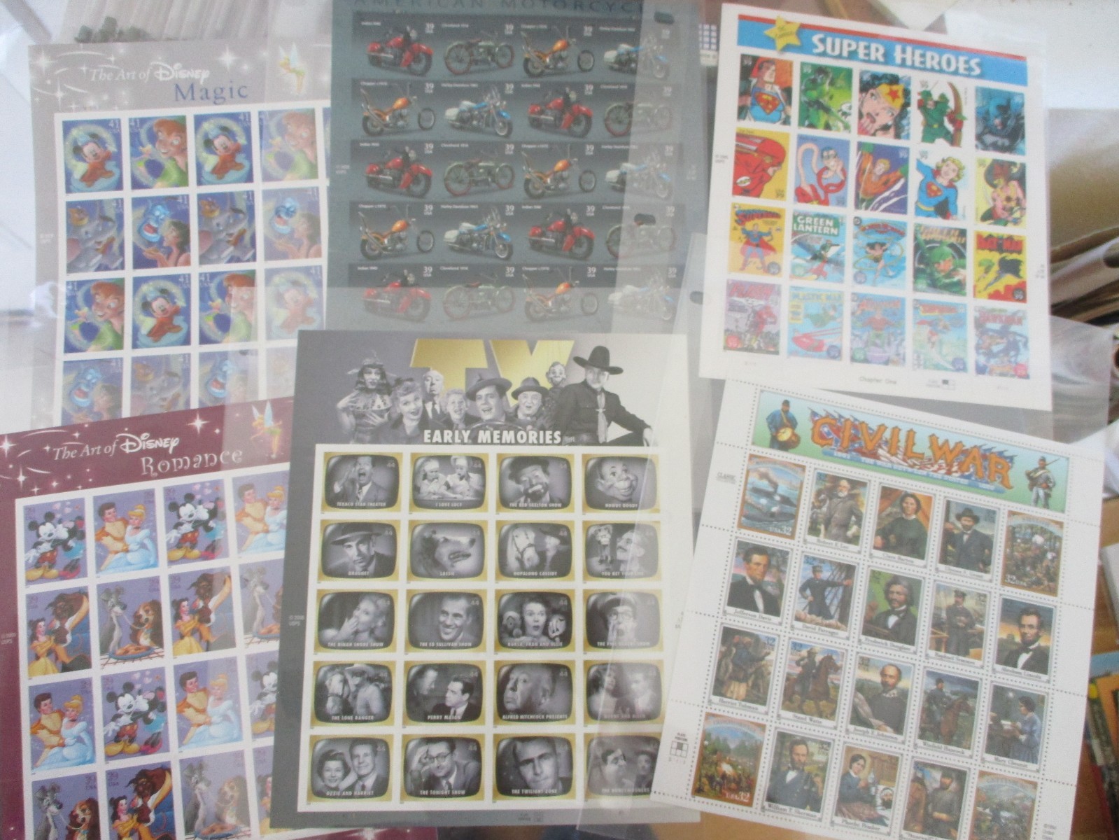 Lot Nice Clean Mint Unused Stamp Sheets 32c-44c era $248 Face Value Postage