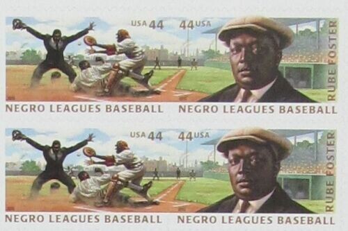 Two Sheets x 20 = 40 of NEGRO LEAGUES BASEBALL 44¢ US Stamps USA Sc # 4465-4466