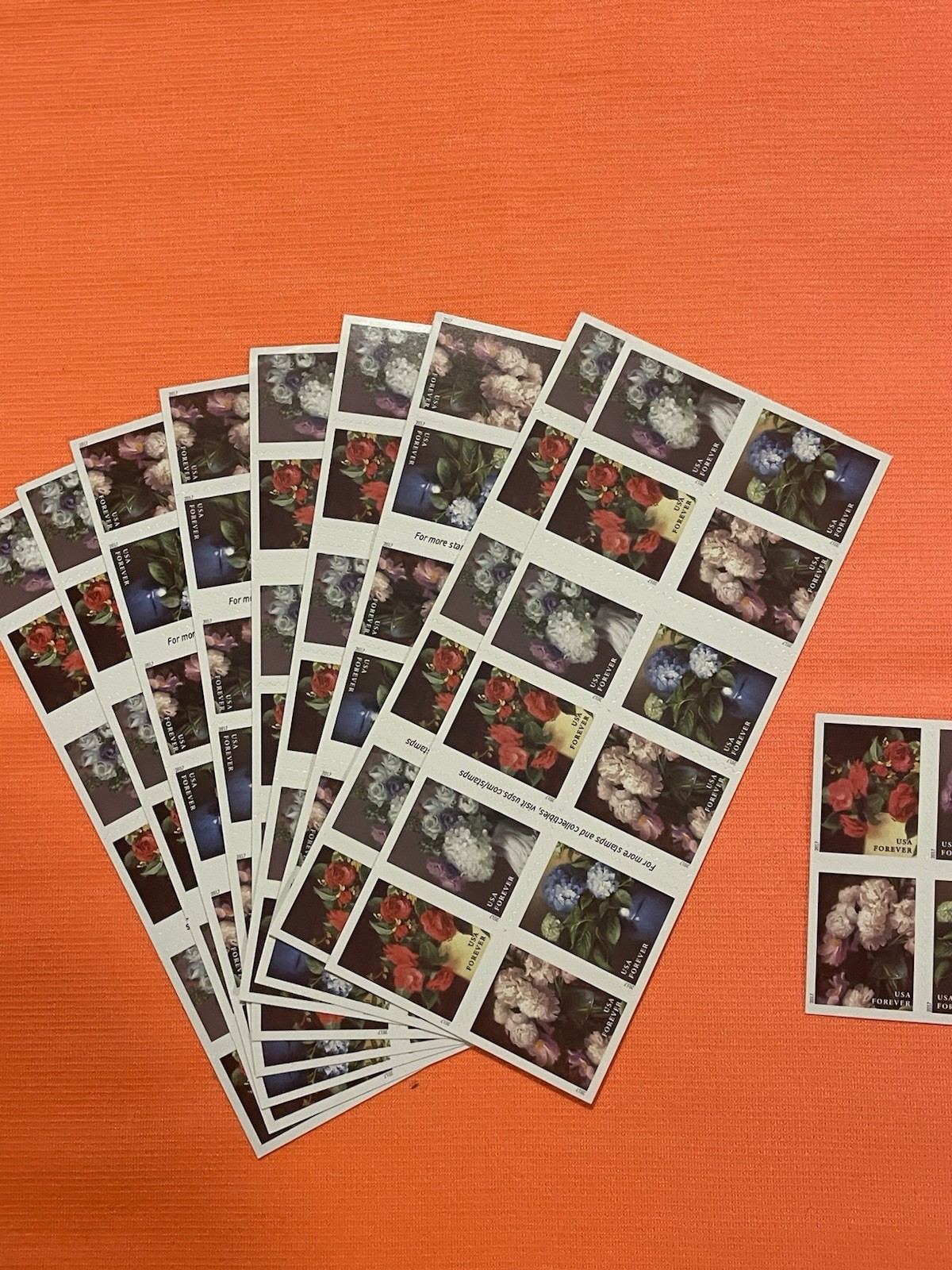 USPS Forever Stamps – Flowers From The Garden 2016 Lot Of 10 Books (200 Pcs) MNH