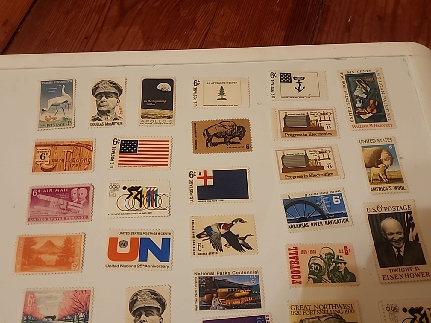 Vintage Mixed Lot of 105 Unused 13 & 6 Cent U.S. Post Office Postage Stamps