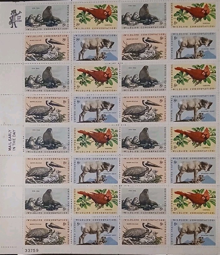 US Stamp Sheet Scott # 1464-67,