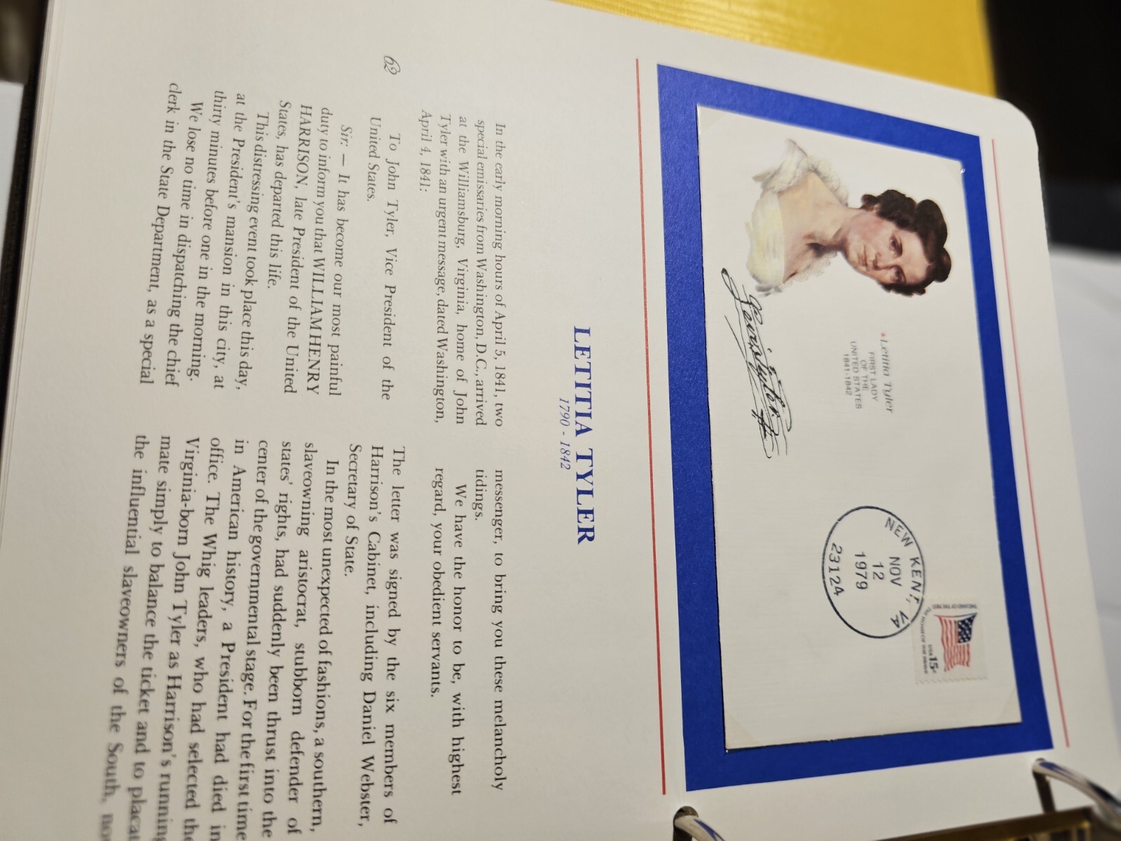 First Ladies Of United States Of America FDC Collection Album