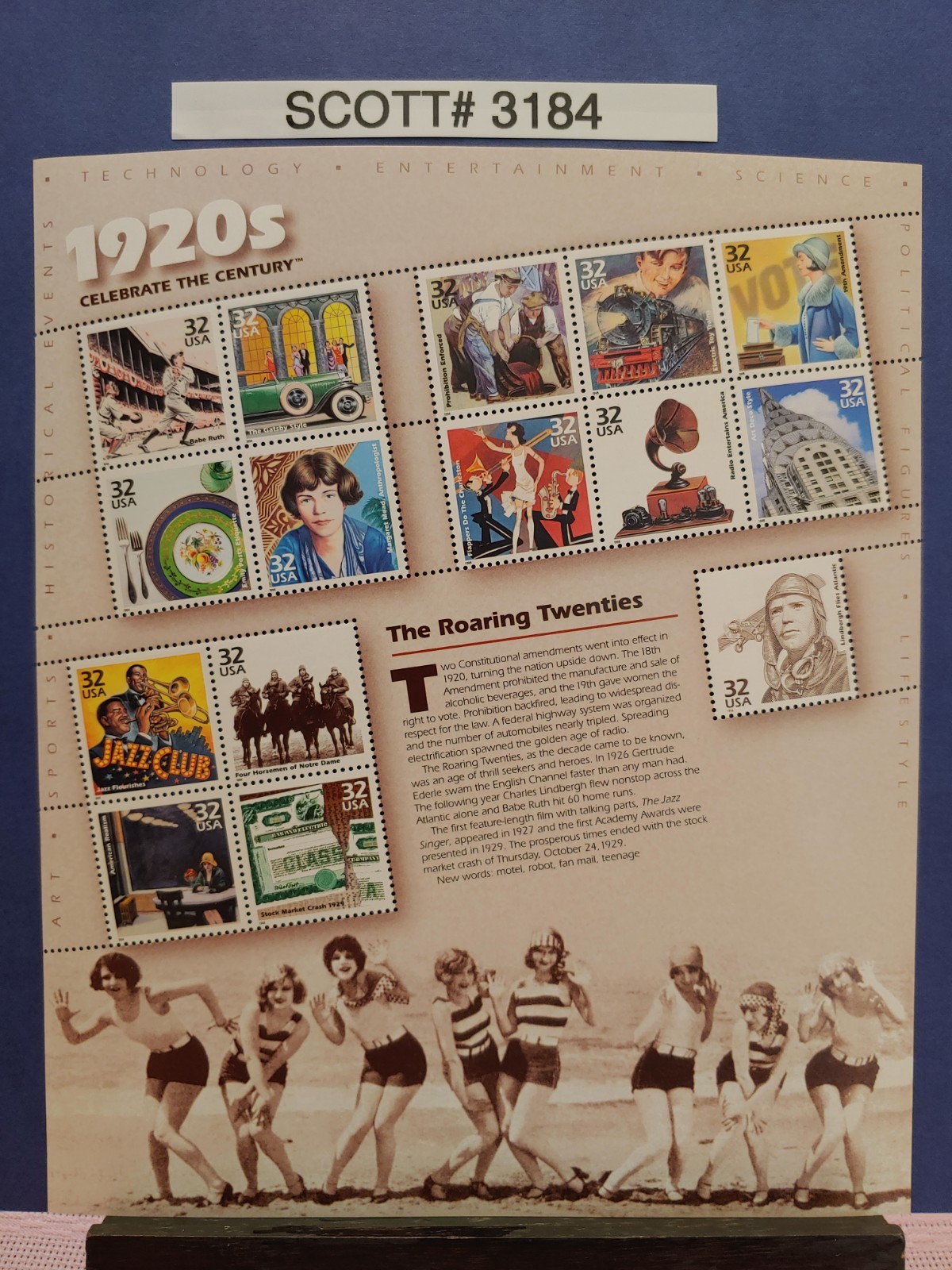 Scott # 3184 Celebrate the Century 1920’s – USPS Postage Stamps