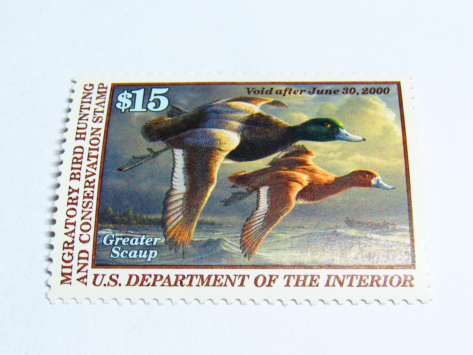 PSE Certified Stamp! 1999 U.S. DEPARTMENT OF INTERIOR $15 Stamps STP-116-IB