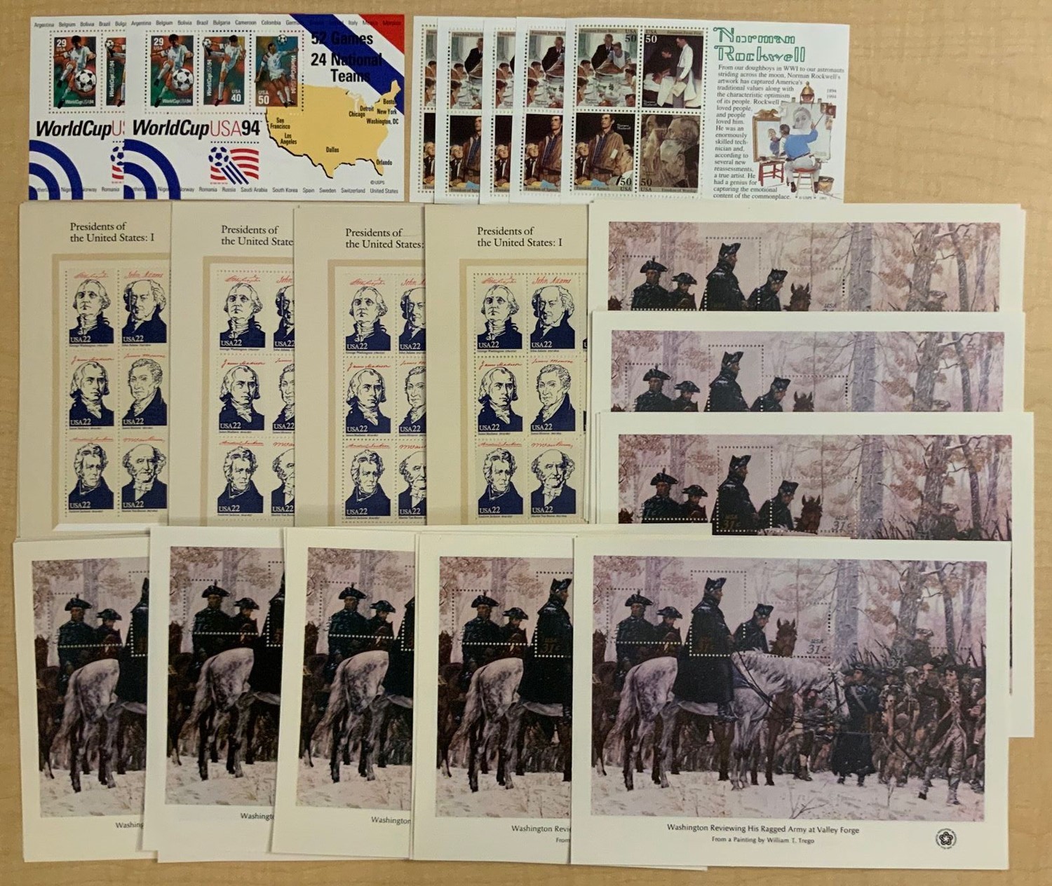 Souvenir Sheets & More Discounted Sheets Face Value $179.39 – Stuart Katz