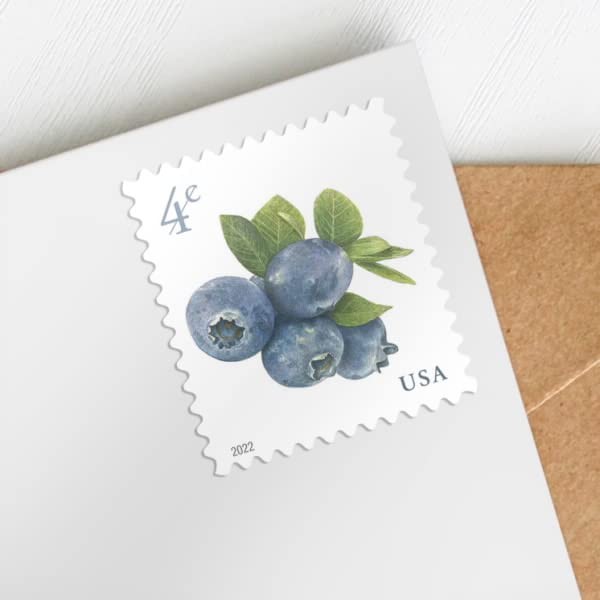 Blueberries 2022 4-Cent () Definitive Denominated Mail-Use Sheet of 20