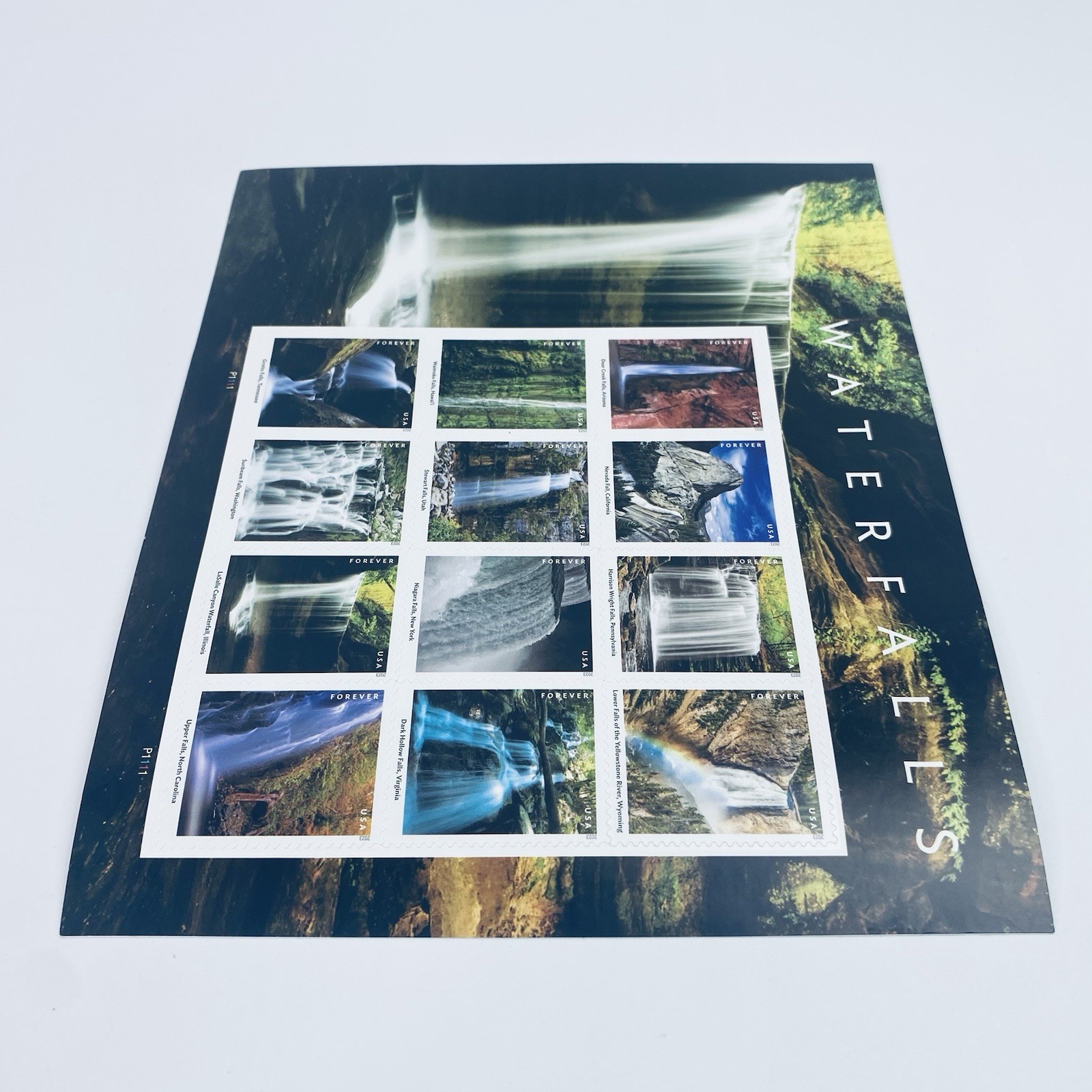 USPS Forever Stamps 1 Sheet Of 12 Count Waterfall 580900 Landmarks NEW!