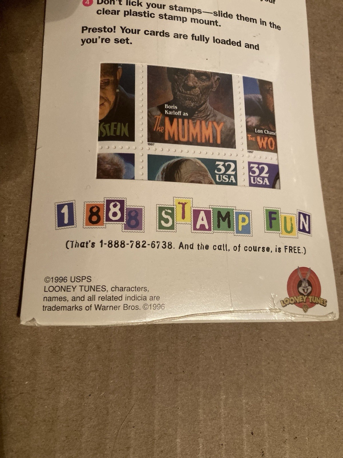 USPS Classic Movie Monsters Stampers Cards Sealed Unopened