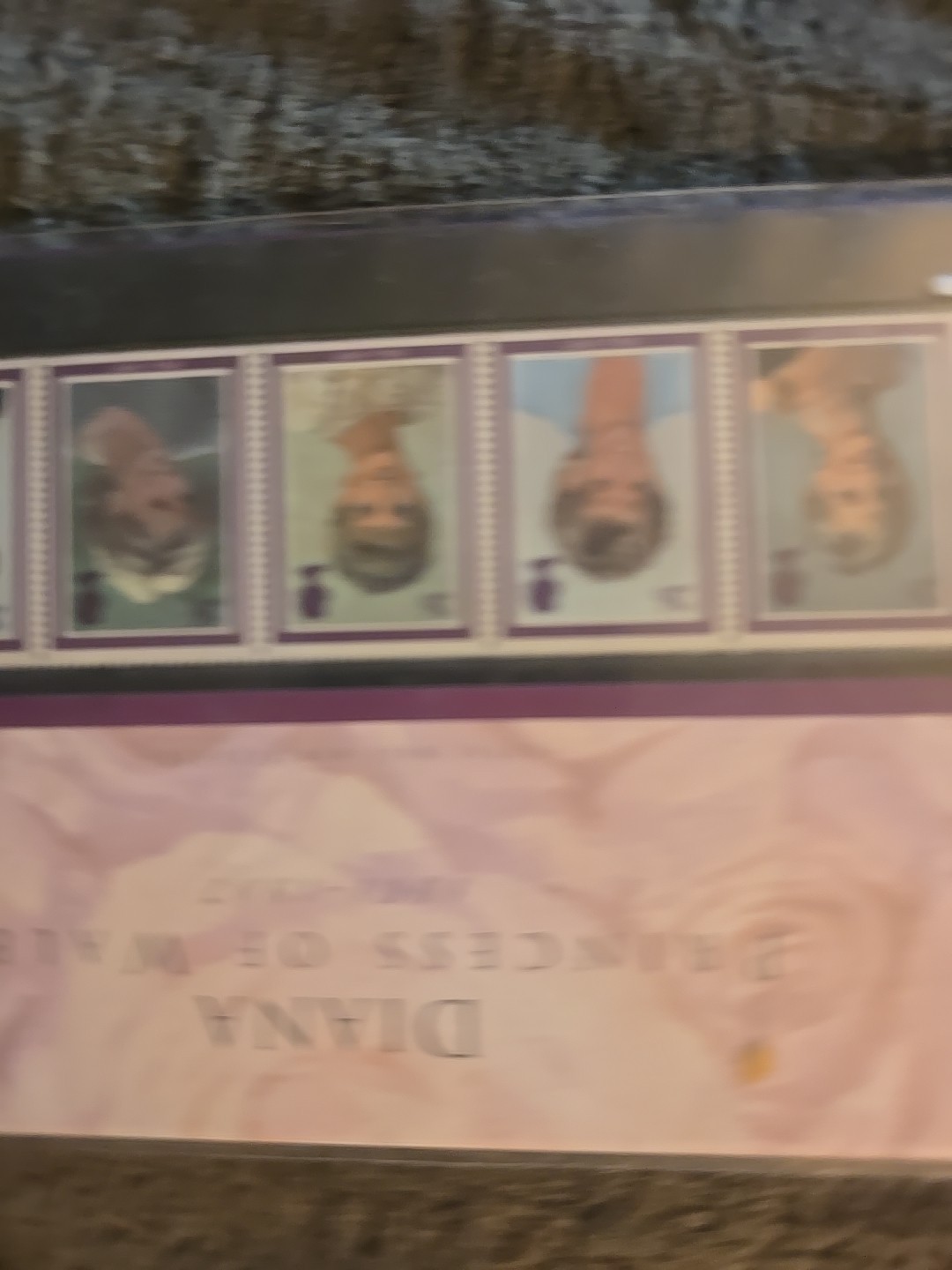 Princess Diana Stamp Set 5 Unused Portraits Collectible