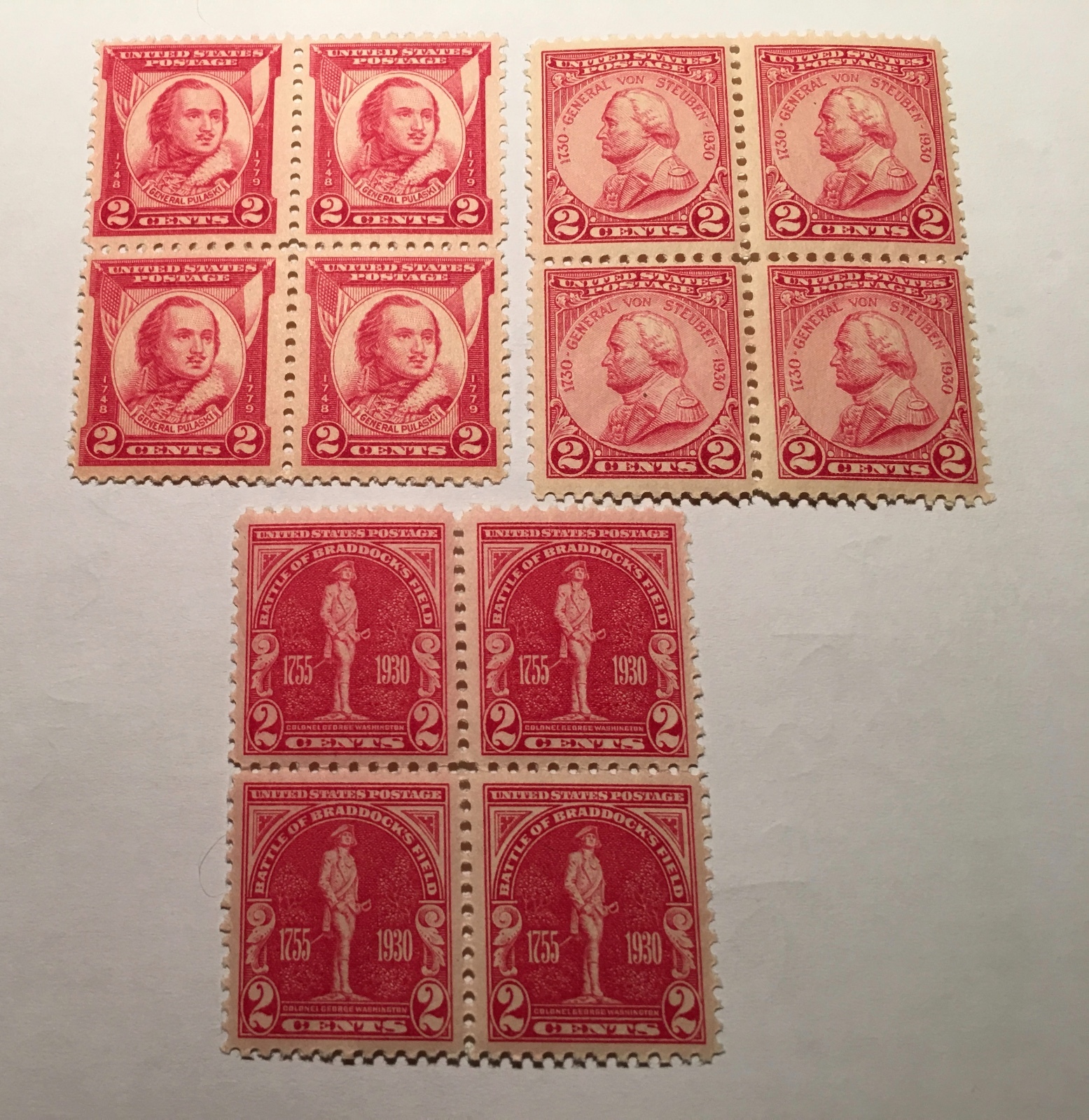 US STAMP SCOTT #688-90