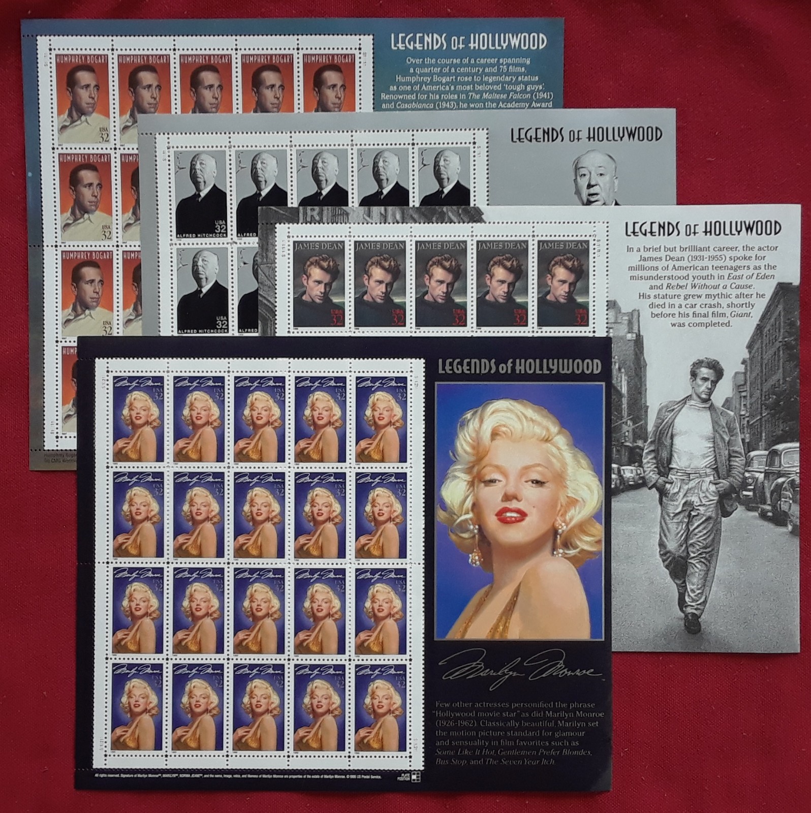 Two Panes /Sheets x 20 = 40 of LOVE: ALL HEART 42¢ US Postage Stamps. USA # 4270
