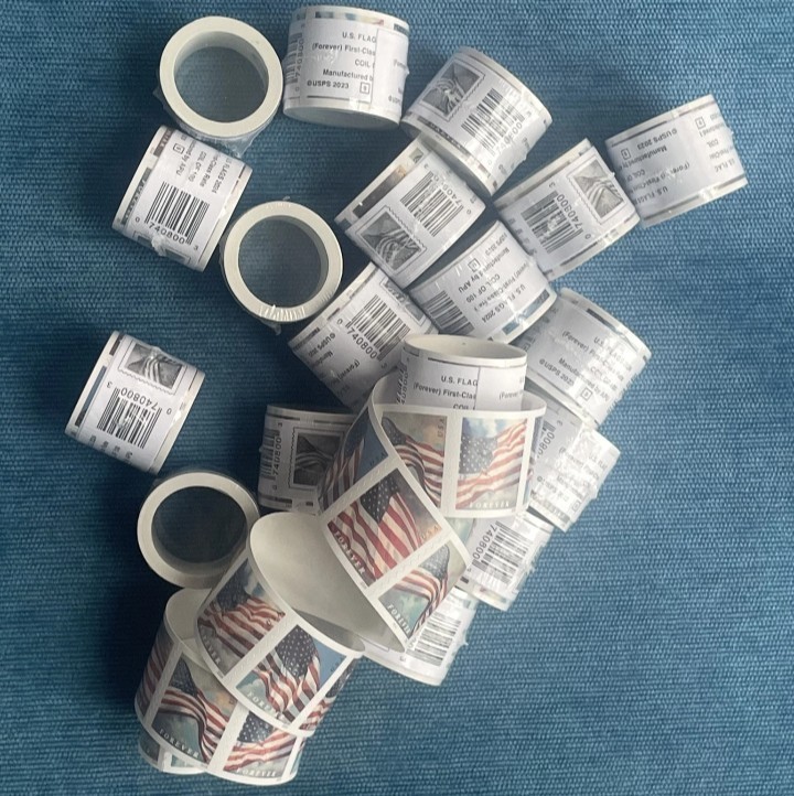 100 stamps US Flag First Class Forever Postage Stamps 1 Full Roll Mint Unused