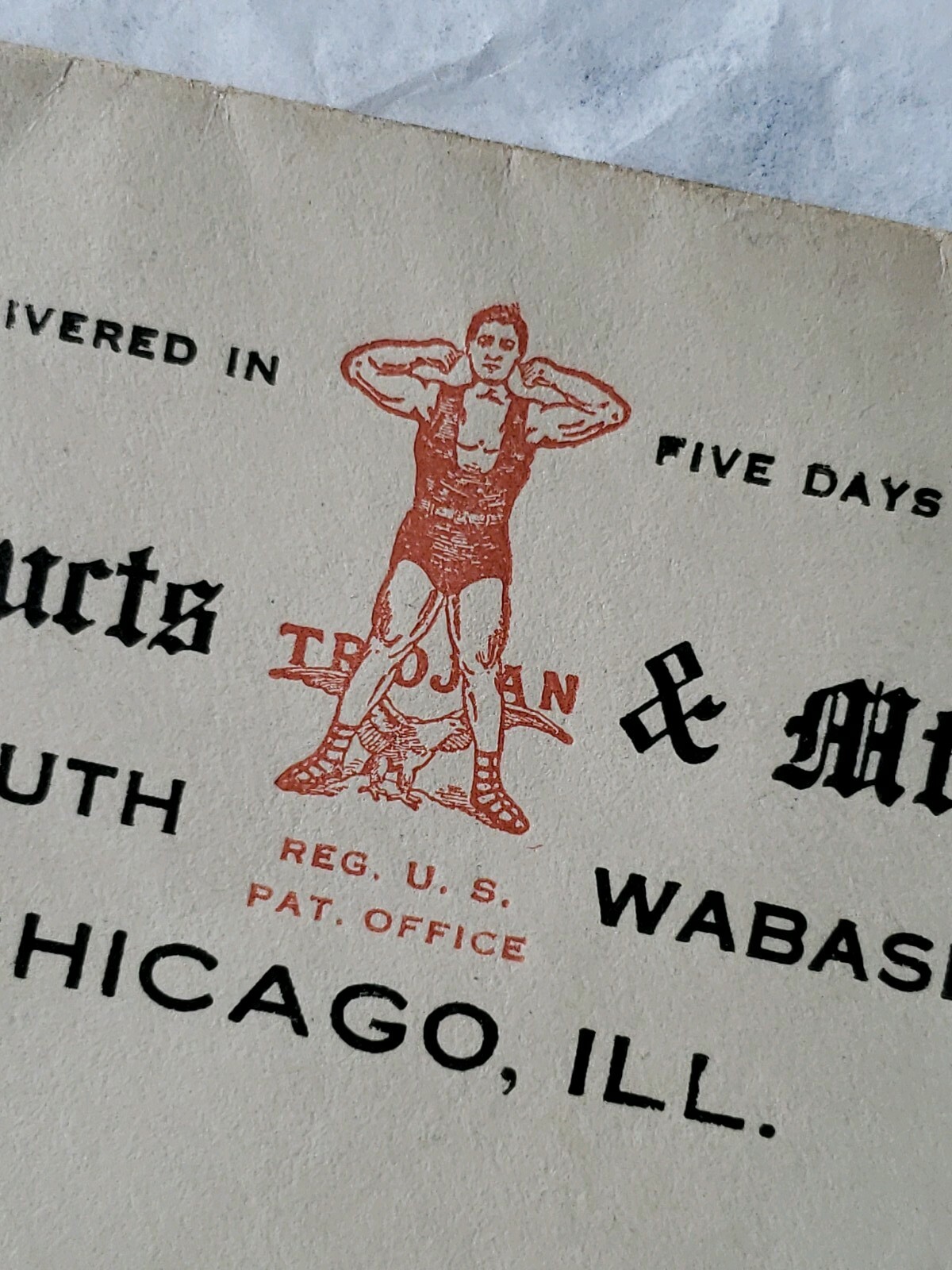 Advertising Letter Trojan Products & Mfg Co Inc Chicago ILL Envelope