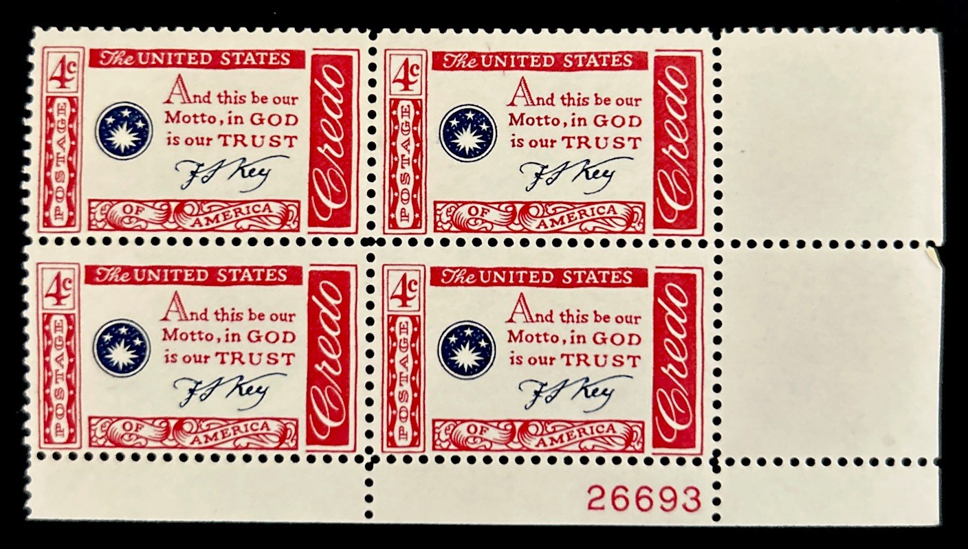 US STAMPS 1960 Key’s Credo #1142 MNH (3648)
