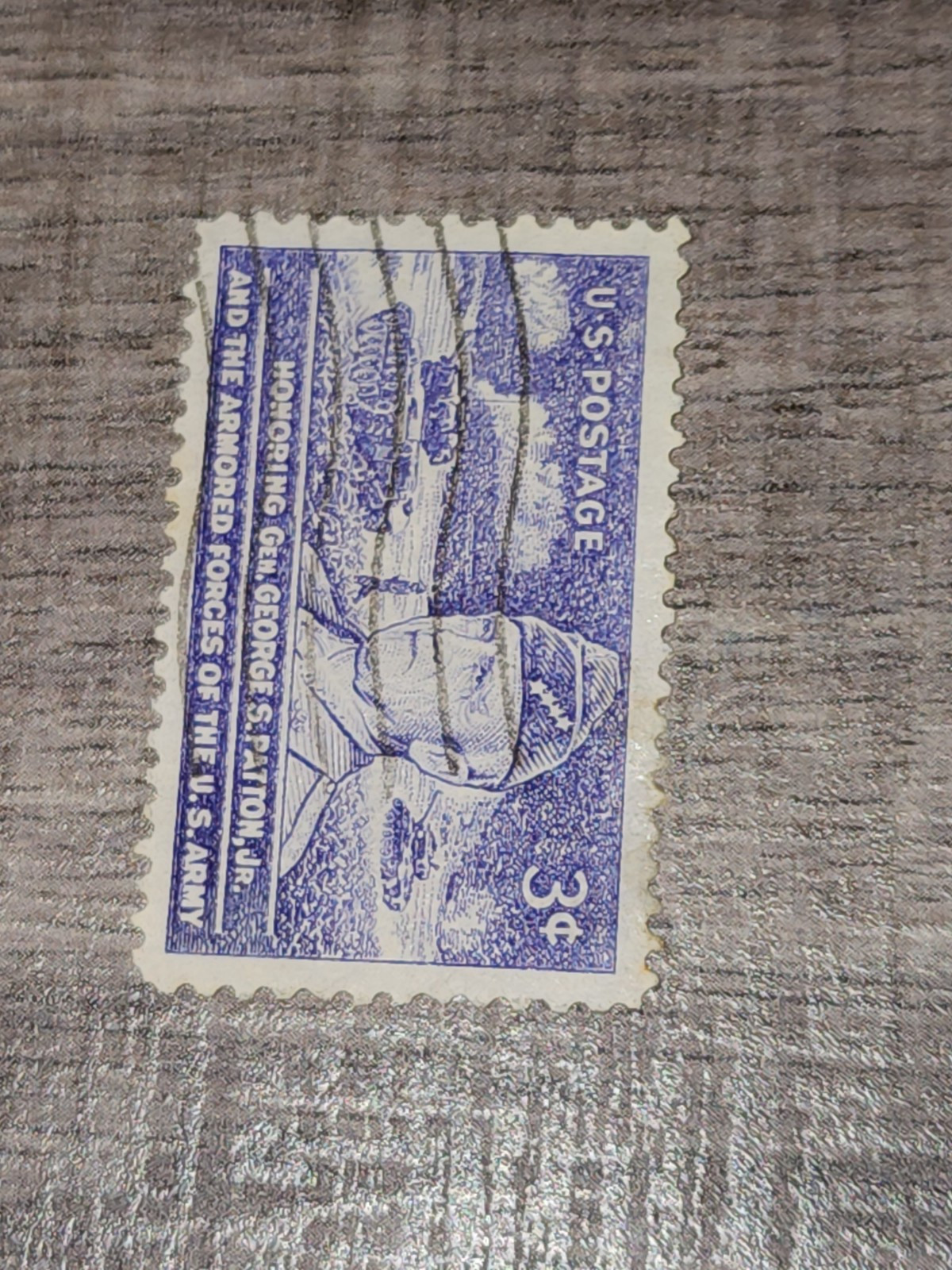 USA Postage Honoring Gen. George S. Patton Jr. 3c Stamp Used -#E331