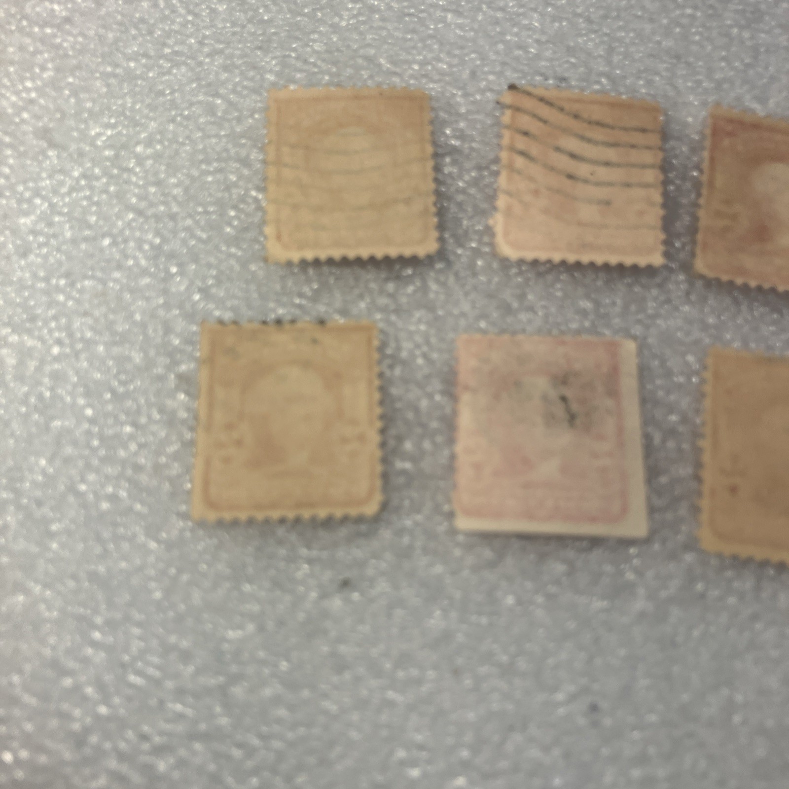 9 USED Antique US Stamps, 1902-1908 George Washington RED, 2 Cents; A DEAL- LOOK