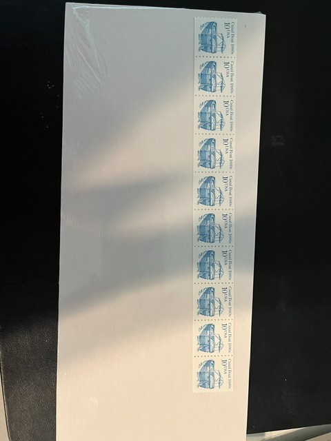 Scott #2257. 10c Canal Boat strip of 25. Sealed. MNH. free shipping