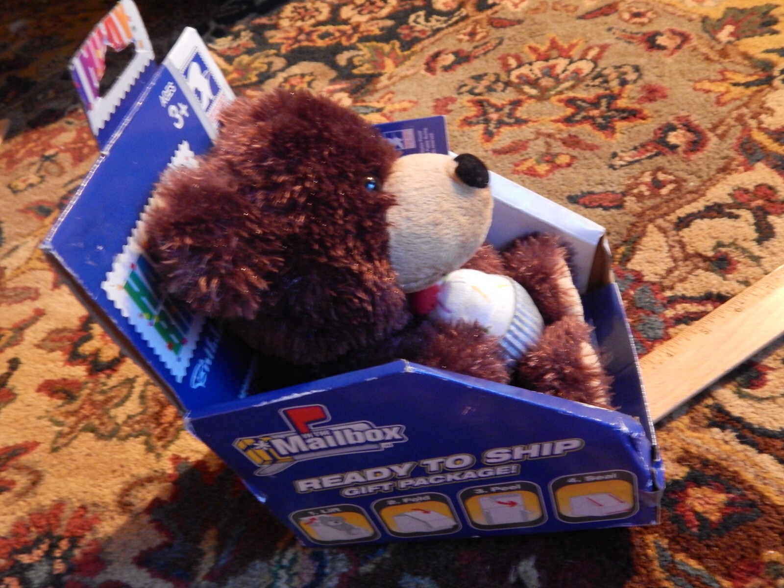 USPS ~ 39c Happy Birthday Stamp ~ Plush Bear & Cupcake ~ 2012 Ltd Promo