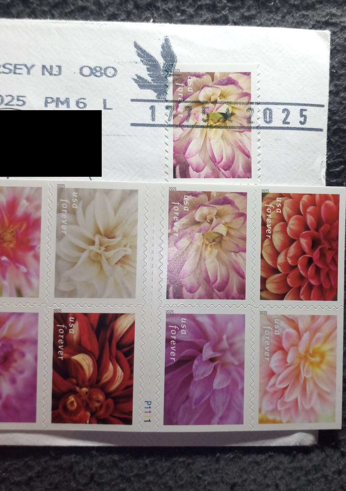 ON SALE NOW – 20 Dahlias Forever First Class Stamps Wedding, Business Booklet