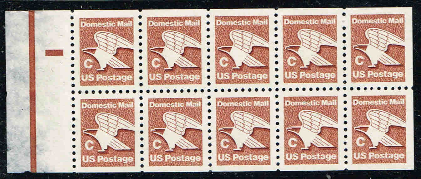 STAMPS Full Booklet of 20 # 1948a BK141 “C” (20c) NONDENOMINATED SERIES 1981