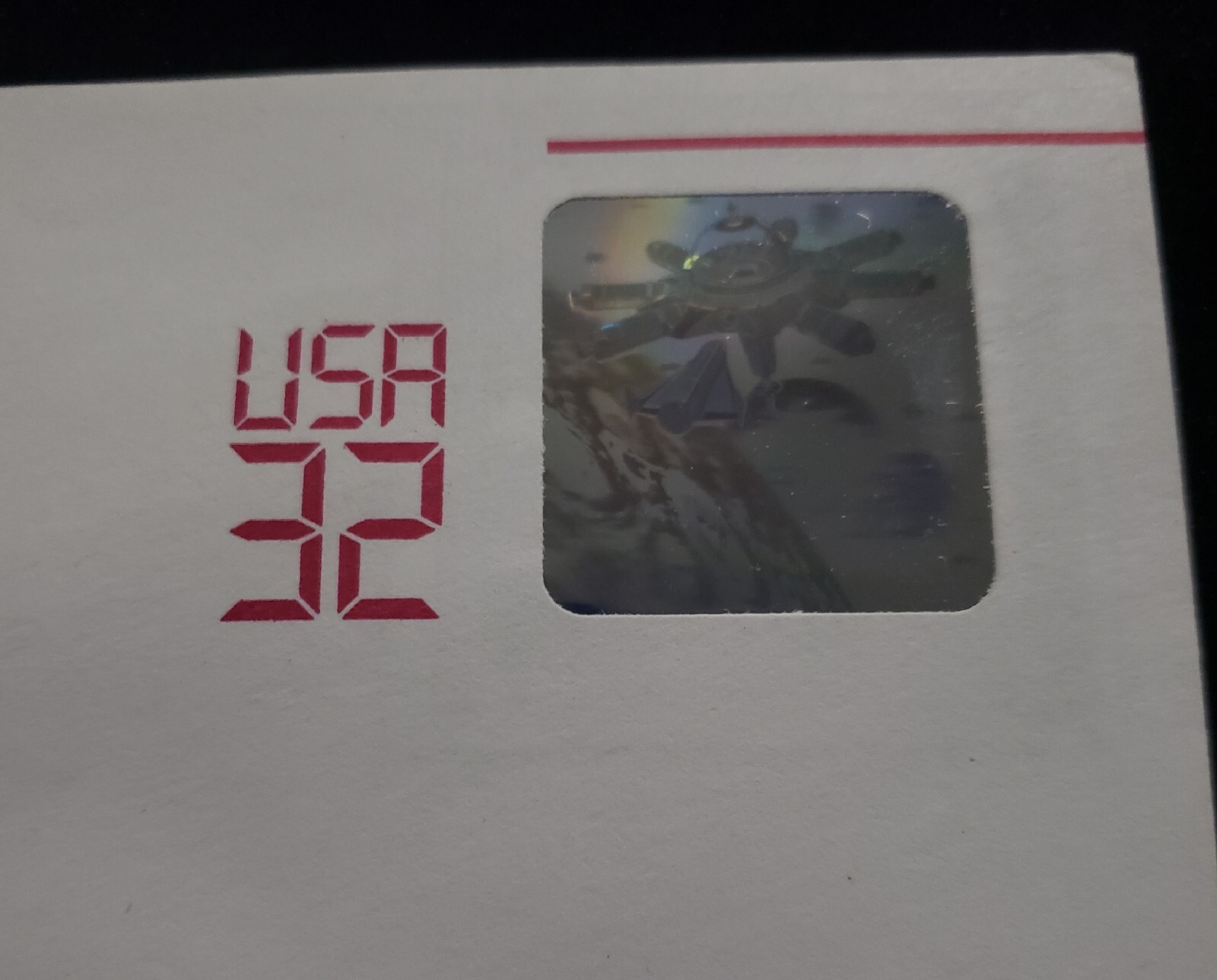 Hologram Stamp 32 Cents Holographic Stamped Envelope