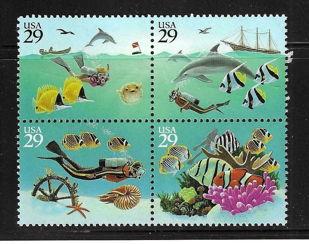 USA SC # 2866a Wonders Of The Sea . MNH