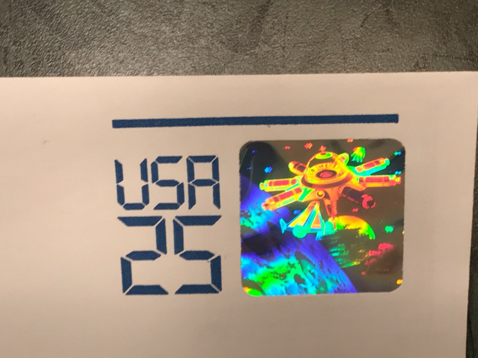 (Lot of 230) $.25 Space Station 3D Hologram Stamped Envelopes 1989 SC# U617