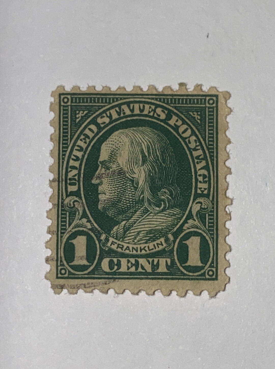 Very Rare 1 Cent Stamp, Very Good Condition