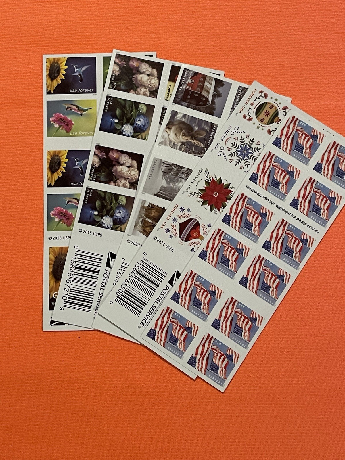 USPS Forever Stamps Lot Of (5) Books Mixed Variety (100 PCS) MNH Mint FV $78 2B