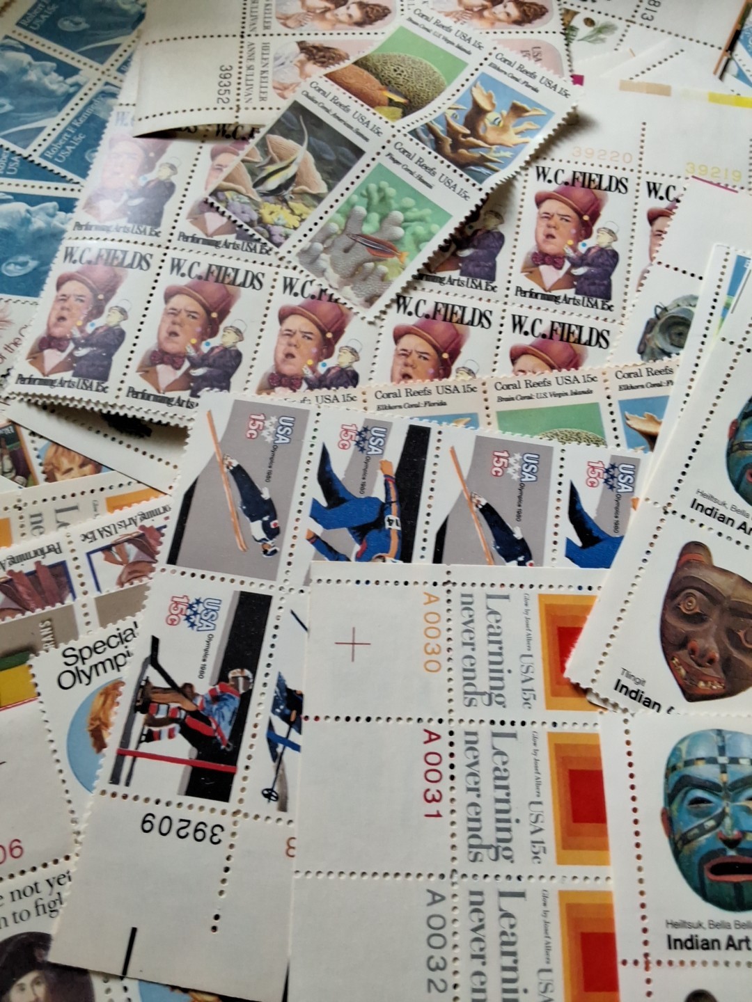 $175.00 FV ALL 15 Cent Unused U.S Postage Stamps Excellent Variety Free Shipping